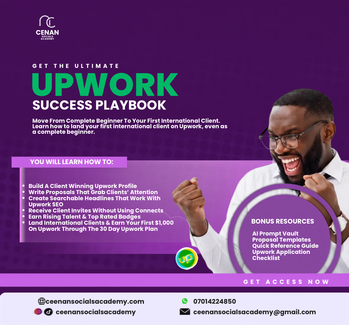 The Ultimate Upwork Success Playbook cover